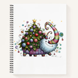 Weihnachtsbaum Beast Spiral Notebook Notizblock