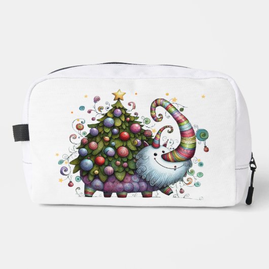 Weihnachtsbaum Beast Toilettenbeutel Waschbeutel (Vorderseite)