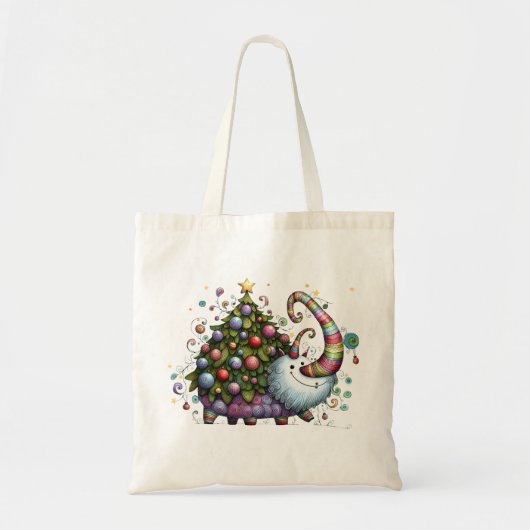 Weihnachtsbaum Beast Tote Tasche (Vorne)