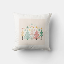 Weihnachtsbaum Beige Kissen