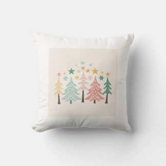 Weihnachtsbaum Beige Kissen