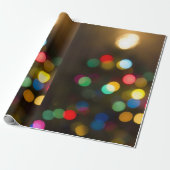 Weihnachtsbaum beleuchtet geschenkpapier (Ungerollt)