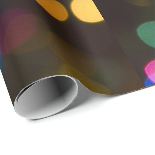 Weihnachtsbaum beleuchtet geschenkpapier (Rolleneckpunkt)