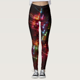 Weihnachtsbaum beleuchtet Leggings
