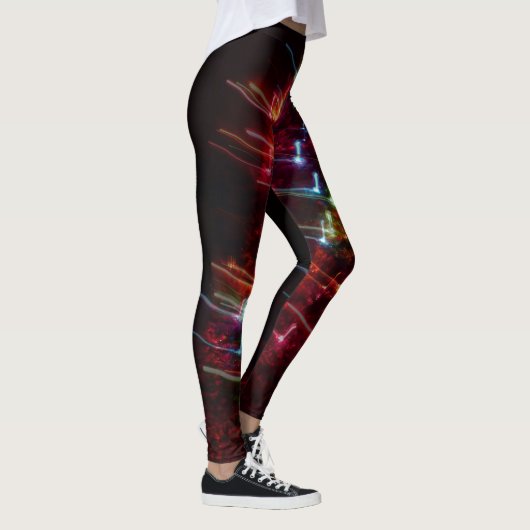 Weihnachtsbaum beleuchtet Leggings (Rechts)