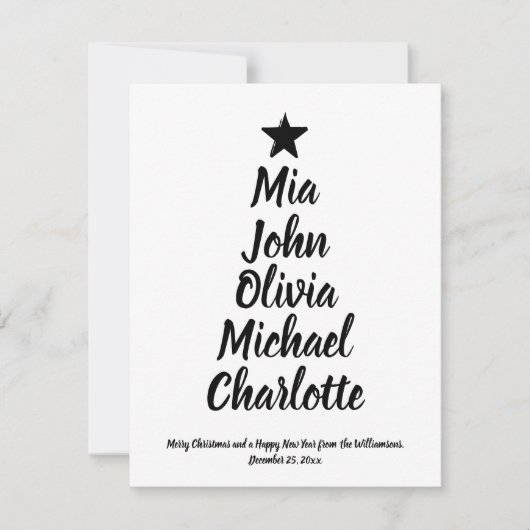 Weihnachtsbaum benutzerdefinierte Skriptfamilie Na (Vorderseite)