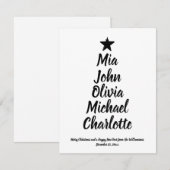 Weihnachtsbaum benutzerdefinierte Skriptfamilie Na (Vorne/Hinten)