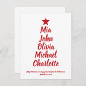 Weihnachtsbaum benutzerdefinierte Skriptfamilie Na (Vorne/Hinten)