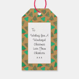 Weihnachtsbaum | BenutzerGold Geschenkanhänger