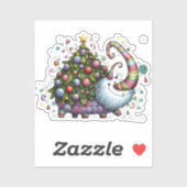 Weihnachtsbaum Bestie Custom-Cut Vinyl Sticker (Blatt)