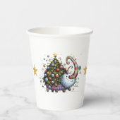 Weihnachtsbaum Bestie Paper Cup Pappbecher (Links)