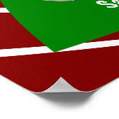 Weihnachtsbaum Bewahren Custom Foto Poster (Ecke)