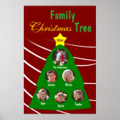 Weihnachtsbaum Bewahren Custom Foto Poster (Vorne)