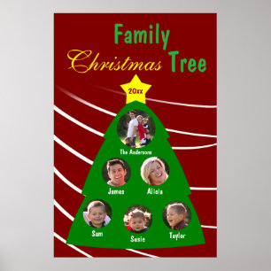 Weihnachtsbaum Bewahren Custom Foto Poster