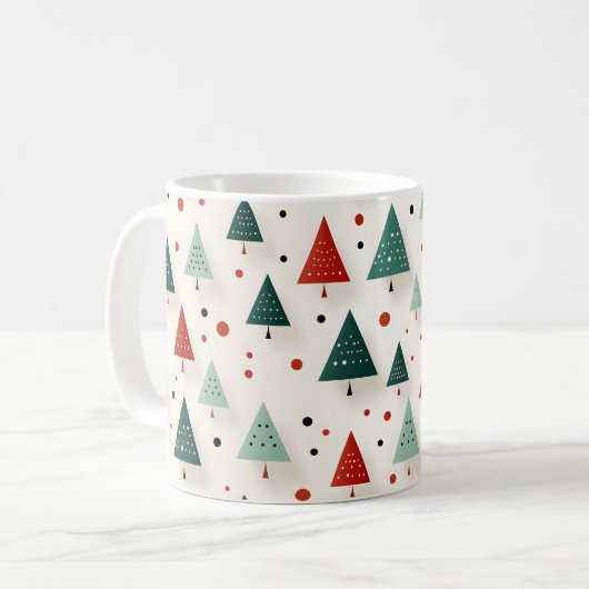 Weihnachtsbaum bezaubernd kaffeetasse (Vorderseite Links)