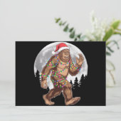 Weihnachtsbaum Bigfoot Weihnachten Lichter Xmas Sa (Stehend Vorderseite)