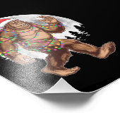 Weihnachtsbaum Bigfoot Weihnachten Lichter Xmas Sa Fotodruck (Ecke)