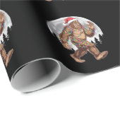 Weihnachtsbaum Bigfoot Weihnachten Lichter Xmas Sa Geschenkpapier (Rolleneckpunkt)