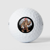 Weihnachtsbaum Bigfoot Weihnachten Lichter Xmas Sa Golfball (Vorderseite)