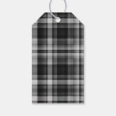 Weihnachtsbaum Black Rustic Frohe Weihnachten Geschenkanhänger (Rückseite)