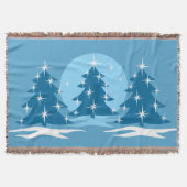 Weihnachtsbaum Blanket Blanket Blanket Holiday Thr Decke (Vorderseite)