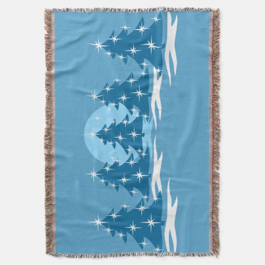 Weihnachtsbaum Blanket Blanket Blanket Holiday Thr Decke (Vorderseite Vertikal)