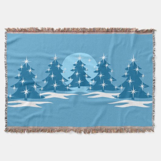 Weihnachtsbaum Blanket Blanket Blanket Holiday Thr Decke (Vorderseite)