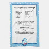 Weihnachtsbaum Blaue Gnome Rezept Sake Geschirrtuch (Vertikal)