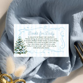 Weihnachtsbaum Blaue Schleifen Bücher für Baby-Tic Begleitkarte