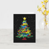 Weihnachtsbaum Block Brick Gebäude Xmas Master Bu Karte (Gelbe Blume)