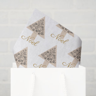 Weihnachtsbaum Boutique Florist Branding, Noel     Seidenpapier