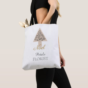 Weihnachtsbaum Boutique Florist Branding, Noel Tasche