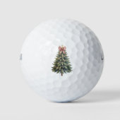 Weihnachtsbaum Bow Coquette Xmas Golfball (Vorderseite)