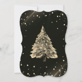 Weihnachtsbaum, Bow, Weihnachtsgebäck Party Einladung (Rückseite)