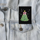 Weihnachtsbaum Bow Xmas Urlaub Button (Insitu)