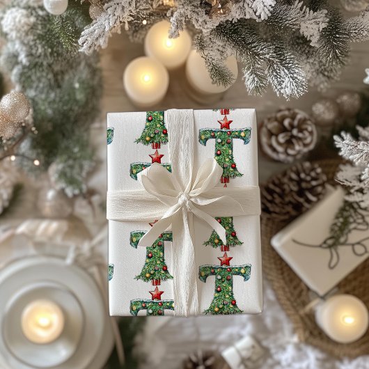 Weihnachtsbaum Brief T Weihnachten Geschenkpapier