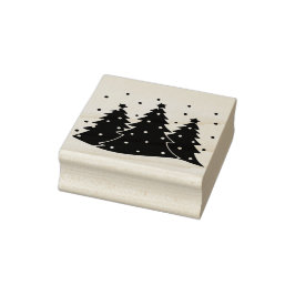 Weihnachtsbaum-Briefmarke Gummistempel