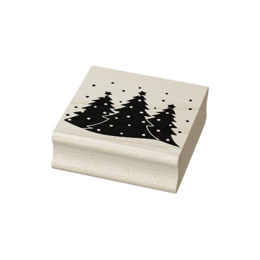 Weihnachtsbaum-Briefmarke Gummistempel (Stempel)