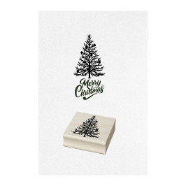 Weihnachtsbaum-Briefmarke Gummistempel