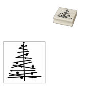 Weihnachtsbaum-Briefmarke Gummistempel (Stempel)