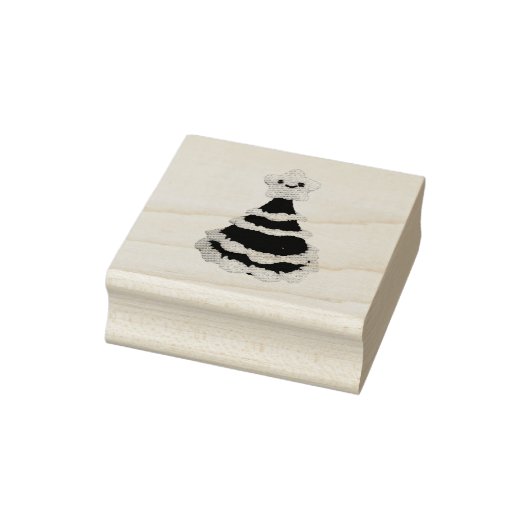 Weihnachtsbaum-Briefmarke Gummistempel (Stempel)