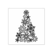 Weihnachtsbaum-Briefmarke Gummistempel (Prägung)