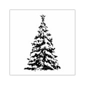 Weihnachtsbaum-Briefmarke Gummistempel (Prägung)