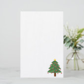 Weihnachtsbaum Briefpapier (Stehend Vorderseite)