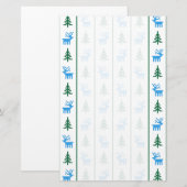 Weihnachtsbaum Briefpapier (Vorne/Hinten)