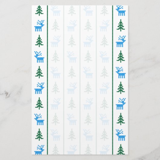 Weihnachtsbaum Briefpapier (Vorderseite)