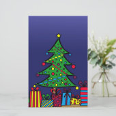 Weihnachtsbaum Briefpapier (Stehend Vorderseite)
