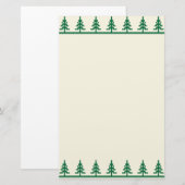 Weihnachtsbaum Briefpapier (Vorne/Hinten)