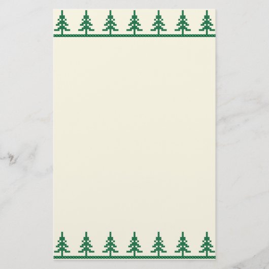 Weihnachtsbaum Briefpapier (Vorderseite)