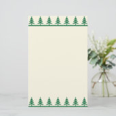 Weihnachtsbaum Briefpapier (Stehend Vorderseite)